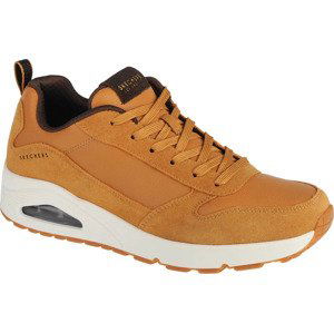 HOŘČICOVÉ PÁNSKÉ TENISKY SKECHERS UNO-STACRE 52468-WSK Velikost: 39