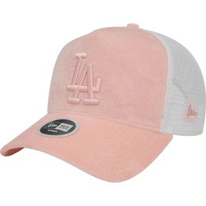 SVĚTLE RŮŽOVÁ SEMIŠOVÁ KŠILTOVKA NEW ERA WMNS LA DODGERS VELOUR TRUCKER CAP 60435011 Velikost: ONE SIZE