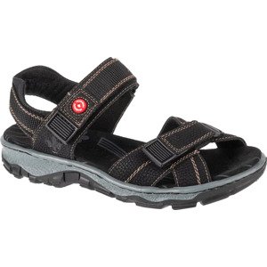 ČERNÉ DÁMSKÉ SPORTOVNÍ SANDÁLY RIEKER SANDALS 68851-02 Velikost: 39