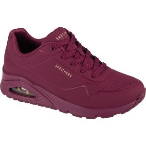 VÍNOVÉ DÁMSKÉ TENISKY SKECHERS UNO-STAND ON AIR 73690-PLUM Velikost: 35.5