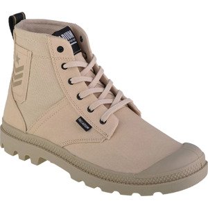 BÉŽOVÉ DÁMSKÉ KOTNÍKOVÉ TENISKY PALLADIUM PAMPA HI ARMY 78583-210-M Velikost: 40