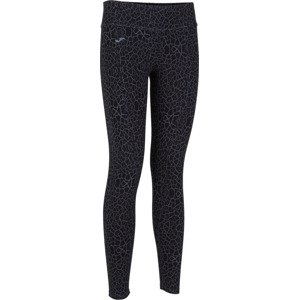 ČERNÉ VZOROVANÉ LEGÍNY JOMA URBAN STREET LONG TIGHTS 800066-100 Velikost: L