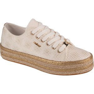 SMETANOVÉ DÁMSKÉ TENISKY RIEKER SNEAKERS NA PLATFORMĚ 94005-80 Velikost: 37