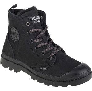 ČERNÉ ZATEPLENÉ KOTNÍKOVÉ TENISKY PALLADIUM PAMPA HI ZIP WL 95982-010-M Velikost: 39