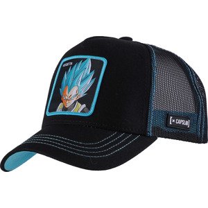 Černá pánská kšiltovka Capslab Freegun Dragon Ball Z Vegeta Cap CL-DBS3-1-CAS-VEG1 Velikost: ONE SIZE