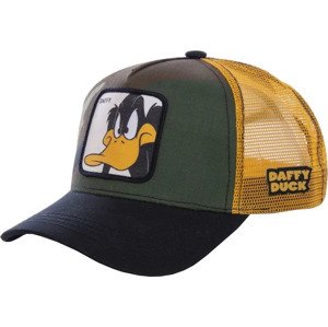 TMAVĚ ZELENÁ PÁNSKÁ KŠILTOVKA CAPSLAB LOONEY TUNES DAFFY DUCK CAP CL-LOO-1-DAF4 Velikost: ONE SIZE