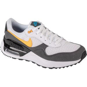 ŠEDO-BÍLÉ VOLNOČASOVÉ TENISKY NIKE AIR MAX SYSTEM GS DQ0284-104 Velikost: 38.5