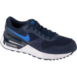 TMAVĚ MODRÉ VOLNOČASOVÉ TENISKY NIKE AIR MAX SYSTEM GS DQ0284-400 Velikost: 38