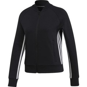 ČERNÁ DÁMSKÁ MIKINA NA ZIP ADIDAS MUST HAVES 3 STRIPES TRACK JACKET DX7971 Velikost: S