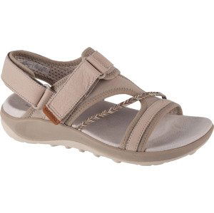 BÉŽOVÉ SPORTOVNÍ SANDÁLY MERRELL TERRAN 4 BACKSTRAP W SANDAL J006742 Velikost: 38