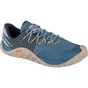 MODRÉ BĚŽECKÉ BAREFOOT BOTY MERRELL TRAIL GLOVE 7 J068186 Velikost: 37