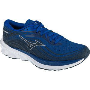 MODRÁ PÁNSKÁ BĚŽECKÁ OBUV MIZUNO WAVE SKYRISE 5 J1GC240903 Velikost: 43