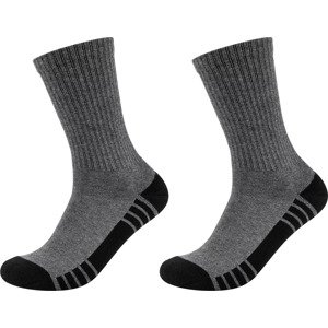 ŠEDÉ PONOŽKY SKECHERS 2PPK CUSHIONED SOCKS SK41102-9700 Velikost: 43-46