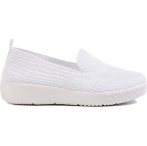 BÍLÉ NAZOUVACÍ TENISKY SLIP-ON 805W Velikost: 40