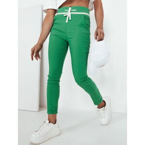Zelené kalhoty s vysokým pasem TONTA UY2032 Velikost: M/L