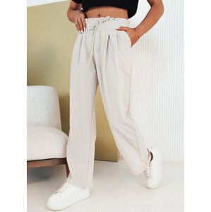 Světle béžové volné kalhoty EUFRAZ UY2052 Velikost: L/XL