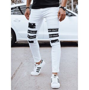 Spodnie męskie jeansowe białe Dstreet UX4356 Velikost: 34/48
