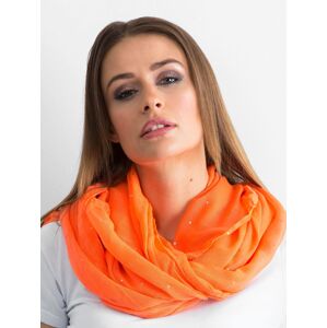 NEONOVĚ ORANŽOVÝ ŠÁTEK S KAMÍNKY AT-CH-14555.34P-FLUO ORANGE Velikost: ONE SIZE