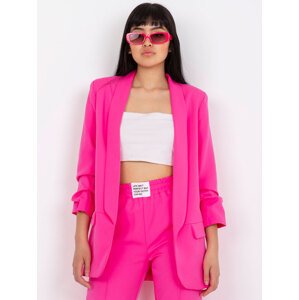 Neonově-růžové elegantní sako George -DHJ-MA-7684.15P-fluo pink Velikost: 2XL