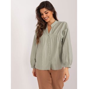 KHAKI OVERSIZE BAVLNĚNÁ KOŠILE BP-KS-1142.21-KHAKI Velikost: L