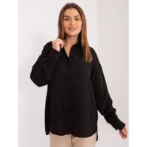 ČERNÁ BAVLNĚNÁ KOŠILE FA-KS-9152.30-BLACK Velikost: S/M