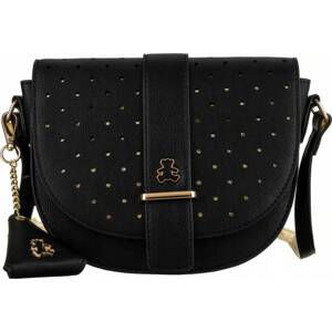 LULUCASTAGNETTE ČERNÁ CROSSBODY KABELKA S PŘÍVĚŠKEM [DH] ORLIAC NOIR Velikost: ONE SIZE