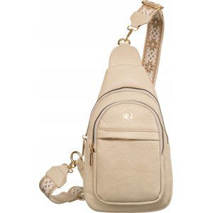 ROVICKY BÉŽOVÁ CROSSBODY TAŠKA S ODNÍMATELNOU PENĚŽENKOU R-KP-01-F19 Velikost: ONE SIZE