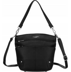 DAVID JONES ČERNÁ CROSSBODY KABELKA SE ZIPY F6938 Velikost: ONE SIZE