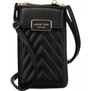 4U CAVALDI ČERNÁ PROŠÍVANÁ CROSSBODY PENĚŽENKA M673 M-10 Velikost: ONE SIZE