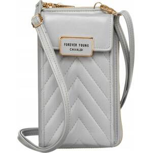 4U CAVALDI  ŠEDÁ PROŠÍVANÁ CROSSBODY PENĚŽENKA M679 M-10 Velikost: ONE SIZE