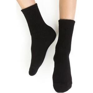 Černé teplé ponožky pro děti Art. 020 DC041,  BLACK Velikost: 29-31