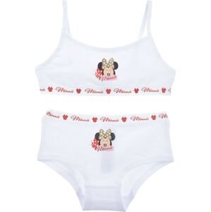 BÍLÝ SET SPODNÍHO PRÁDLA MINNIE MOUSE Velikost: 128