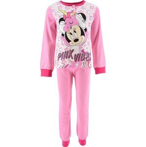 SVĚTLE RŮŽOVÉ BAVLNĚNÉ PYŽAMO MINNIE MOUSE Velikost: 98