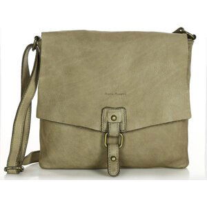 MARCO MAZZINI KOŽENÁ CROSSBODY KABELKA - BÉŽOVÁ V46K Velikost: ONE SIZE