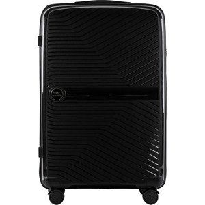 ČERNÝ CESTOVNÍ KUFR VEL. L LAPWING 100 POLYPROPYLENE DQ181-04, WINGS L LARGE SUITCASE, BLACK Velikost: L