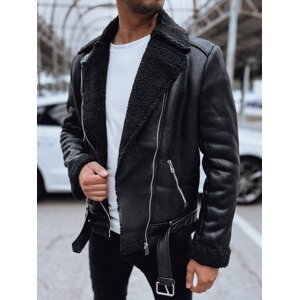 PÁNSKÁ ČERNÁ PŘECHODOVÁ KOŽENKOVÁ BUNDA TX4712 Velikost: XL
