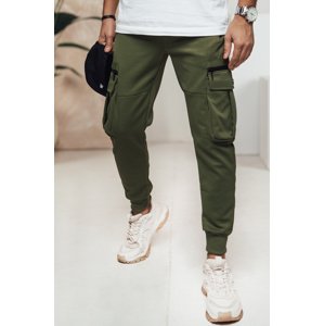 Tmavě zelené pánské cargo kalhoty UX4471 Velikost: XL
