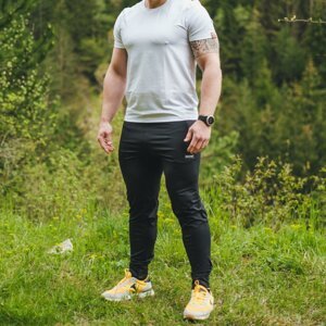 Černé pánské funkční tepláky s kapsami Velikost: XL