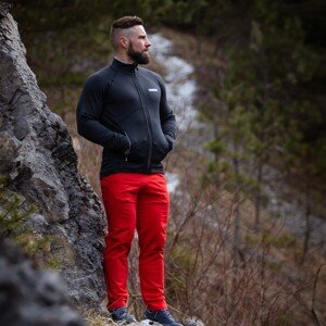 Červené pánské funkční tepláky Velikost: L