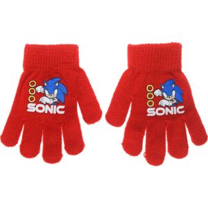 Červené chlapecké rukavice Sonic the Hedgehog Velikost: ONE SIZE