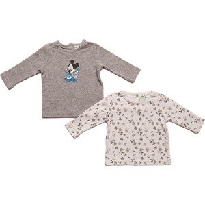 Mickey Mouse sada dvou triček pro menší děti Velikost: ONE SIZE