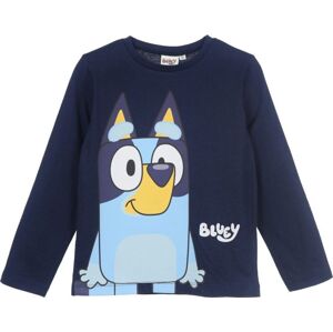 Tmavě modré chlapecké tričko s dlouhým rukávem Bluey Velikost: 104