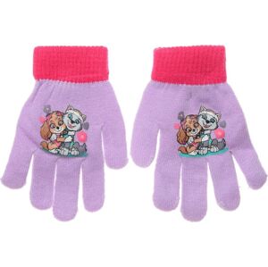 Fialové dívčí rukavice Paw Patrol - Skye a Everest Velikost: ONE SIZE