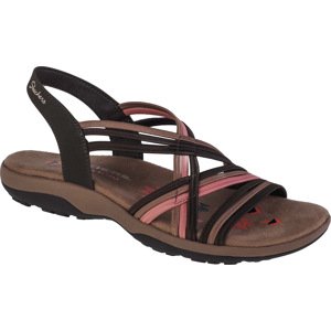 Hnědé dámské sandály Skechers Reggae Slim Simply Stretch Sandals 163023-CHMT Velikost: 40