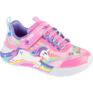 Růžové dívčí svítící tenisky Skechers Unicorn Chaser 302298L-PKMT Velikost: 31