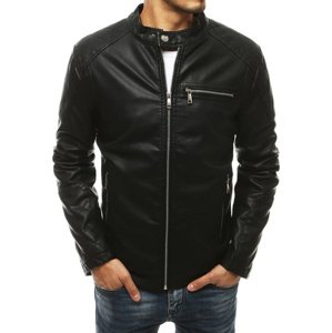 Černá pánská koženková bunda TX3463 Velikost: XL