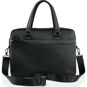Černá pánská prostorná a elegantní kožená taška na notebook SL42 BRANNOR BLACK 252317 Velikost: ONE SIZE