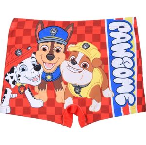 Červené chlapecké plavecké boxerky Paw Patrol Velikost: 110