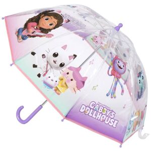 Dětský deštník s fialovou rukojetí Gabby's Dollhouse Velikost: ONE SIZE