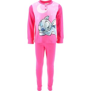 Tmavě růžové dětské dlouhé pyžamo Stitch Velikost: 128